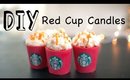 DIY Starbucks Red Cup Candles | DIYMAS | ANNEORSHINE