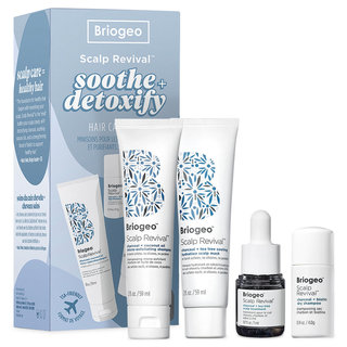 Briogeo Scalp Revival™ Soothe + Detoxify Travel Set for Dry, Itchy, Oily Scalp