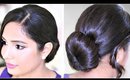 How To : Perfect Low Bun | Quick & Easy