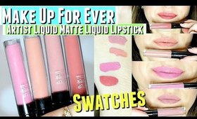 First Impressions MakeUp ForEver ARTIST LIQUID MATTE Liquid Lipstick Swatches