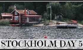 Stockholm Archipelago Boat Tour | Stockholm with Sandra Day 5