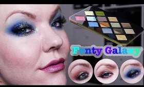 Fenty Beauty Galaxy Eyeshadow Palette: 3 looks, 1 palette