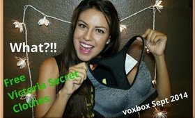 How to get Free Victoria Secret Clothes - Voxbox September 2014 #VsSportBra Review