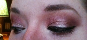 Cranberry Champagne Look using Urban Decay shadows.