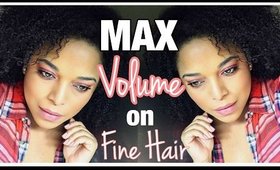 How to get MAX VOLUME on FINE HAIR | Nighttime LAZY Routine  | MelissaQ