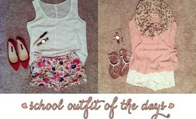 School OOTD: Tuesday & Wednesday