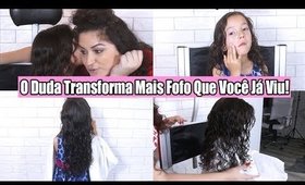 TRANSFORMEI UMA MINI LINDUDINHA EM PRINCESA CACHEADA - FINALIZANDO CACHOS TIPO 2!