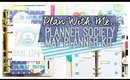 Plan With Me // Planner Society May Planner Kit // villabeauTIFFul