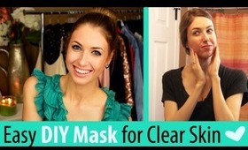 Easy DIY Face Mask for GLOWING Skin (& Fades Acne Scars!)