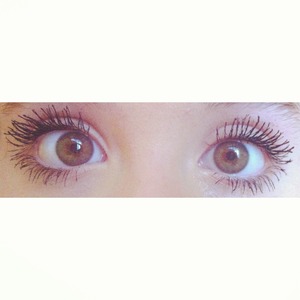 Long lash look! I used the new flamed out mascara from cover girl, its amazing!