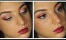 Cranberry & Gold Eyes w/ Berry Lips | Makeup Tutorial ♥