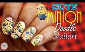 Cute & Easy "Minions" Nail Art Tutorial