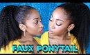 Watch Me Slay A High Faux Ponytail With Weave | Beginner Friendly Tutorial