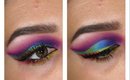 Intense Rainbow Eye Makeup Tutorial Using Sugarpill ♥