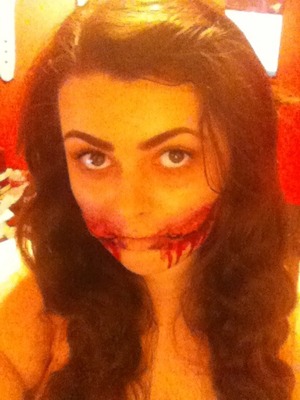 A gruesome look for halloween