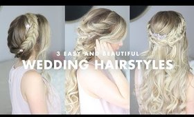 3 Beautiful Wedding Hairstyles