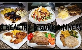WHAT'S FOR DINNER | 8 QUICK AND HEALTHY DINNER IDEAS