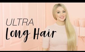 Ultra Long Hair | Milk + Blush Hair Extensions