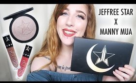 JEFFREE STAR X MANNY MUA COLLAB SWATCH/REVIEW