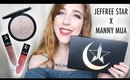 JEFFREE STAR X MANNY MUA COLLAB SWATCH/REVIEW
