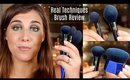 Real Techniques PowderBleu Brush Collection Review | Bailey B.