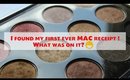 I Found My First Ever MAC Receipt! What was on it? ;) | NickysBeautyQuest