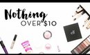 Nothing over $10 Tag
