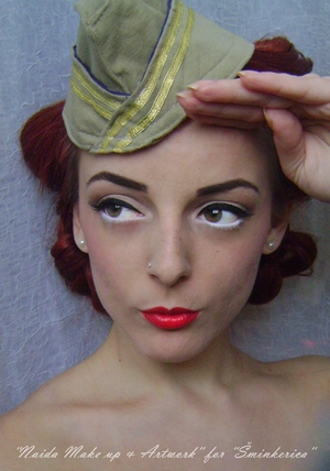 History of make up - 1940's // Tutorial: http://www.sminkerica.com/tutoriali/povijest-sminkanja-1940-e/