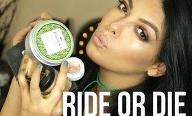 RIDE OR DIE BEAUTY PRODUCTS + FULL FACE TUTORIAL | SCCASTANEDA