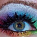 rainbow dramatic eye