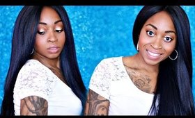 Most Natural Syntetic Wig EVER! Freetress Equal Silk Base Lace Wig - TRINITY