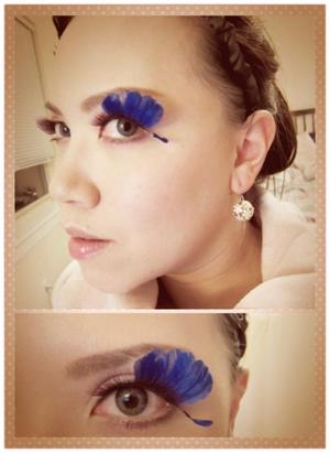 Purple + Blue lashes