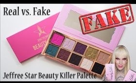 Real vs  Fake: Jeffree Star Beauty Killer Palette + Swatches