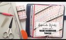 Hobonichi Weeks | Removable Washi Dashboard | Planner DIY