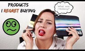 Products I Regret Buying | Drugstore & Luxury