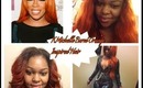 K.Michelle Burnt Orange Inspired Hair Cut & Styled | Tutorial