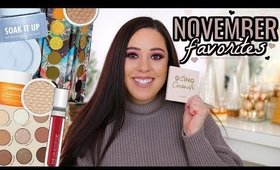 NOVEMBER BEAUTY FAVORITES 2019! EYESHADOWS, LIPSTICK, & SKINCARE