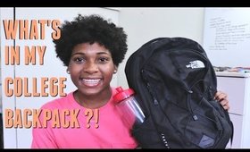 Whats in my College Backpack 2018 ?!