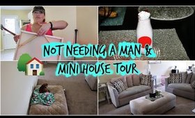SINGLE & GETTING THINGS DONE & MINI HOUSE TOUR | VLOG