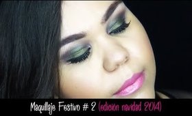 Maquillaje Festivo #2 (edición navidad 2014) | kittypinky