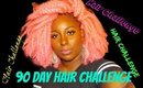 90 Day Hair Challenge #1 Oil Rinse Hot Oil Treatment || Vicariously Me