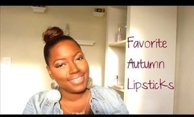 Favorite Autumn Lipsticks