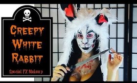 Creepy White Rabbit | Alice in Wonderland Makeup | Special FX | Down The Rabbit Hole