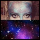 galaxy make up :) 
