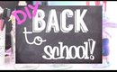 BACK TO SCHOOL: DIY School Supplies & Organisation