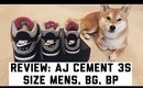 AJ Cement 3s Mens, Grade School, Preschool Size