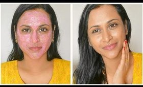 Get Instant Glowing Face | Natural DIY Glow Mask | Natural Highlighting Mask