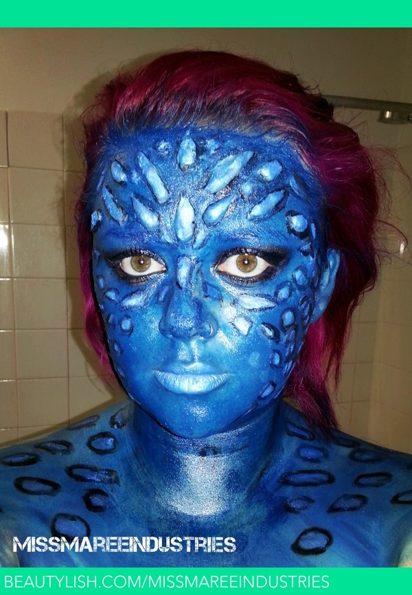 Mystique Inspired Makeup (Xmen) - $20 Cosplay Challenge | Paige M.'s ...