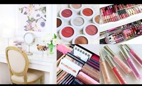 MAKEUP COLLECTION AND STORAGE 2017! Andrea Matillano