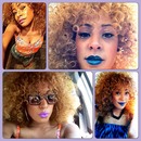 Straw curl hair sew-in 